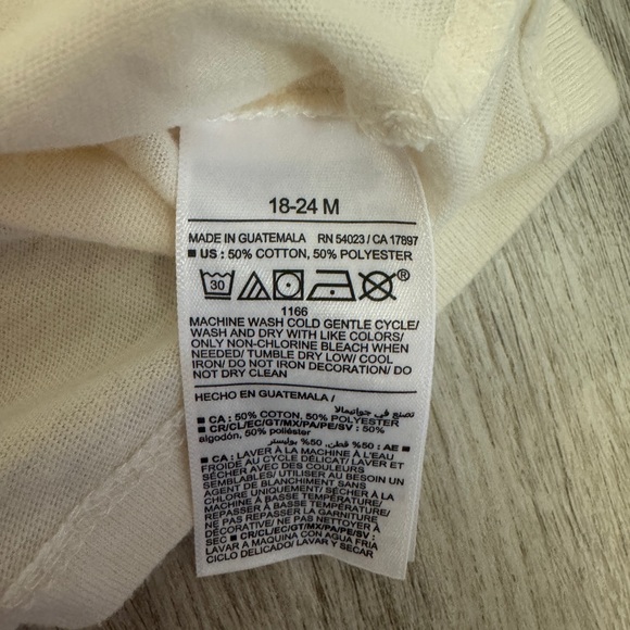 Lil Sis Kids T-Shirt - Cream and Pink - Picture 4 of 5